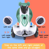 Didida 6V Dual Drive Kids Ride on Car with Automatic Bubble Function and Fun Accessories