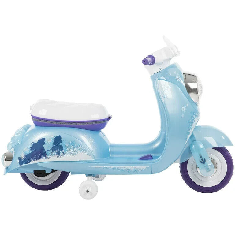 Disney Frozen 6V Euro Scooter Ride-On Battery-Powered Toy by Huffy, Blue