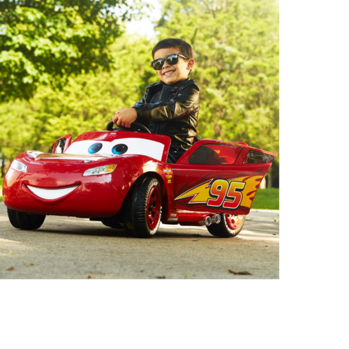 Disney Pixar Cars 3 Lightning McQueen 6V Battery-Powered Racing Car by Huffy