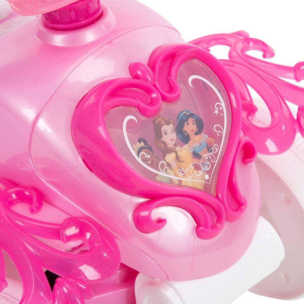 Disney Princess Electric Ride-On Quad with Bubble Action Exhaust in Pink by Huffy