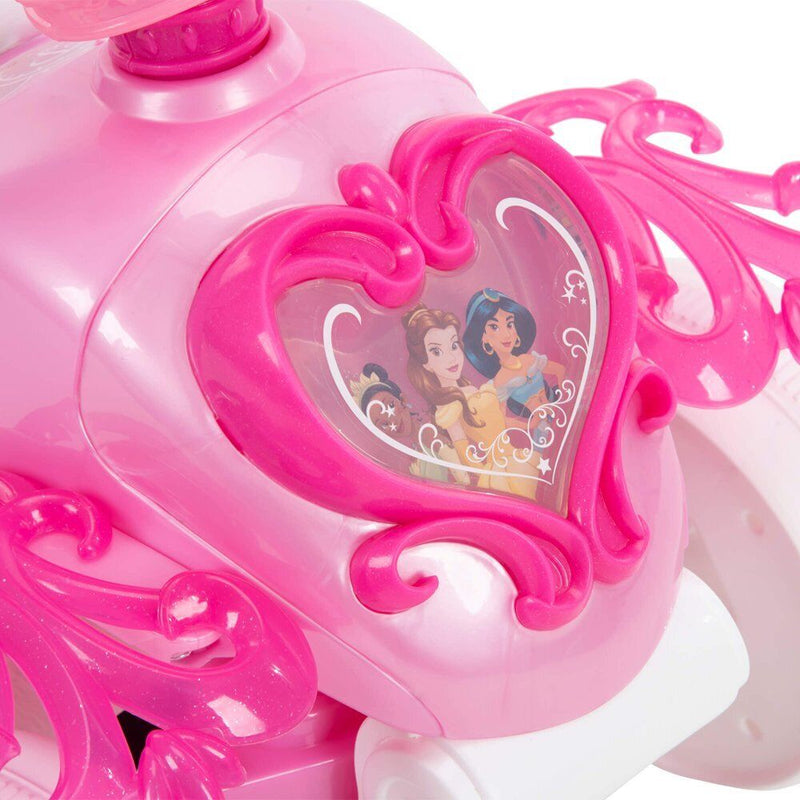 Disney Princess Electric Ride-On Quad with Bubble Action Exhaust in Pink by Huffy
