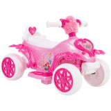 Disney Princess Electric Ride-On Quad with Bubble Action Exhaust in Pink by Huffy
