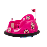 Disney's Minnie Mouse 6V Bumper Car, Battery-Powered Ride-On with Charger Included