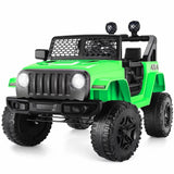 DIY 12V Electric SUV Ride-On Toy with Remote Control, LED Lights, and MP3 Player