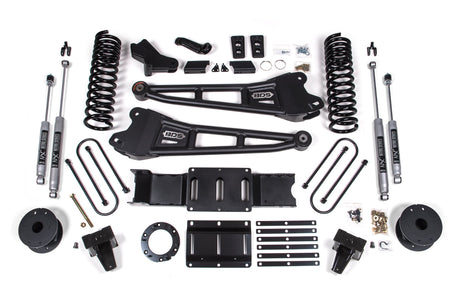 5.5 Inch Lift Kit w/ Radius Arm | Ram 3500 w/ Rear Air Ride (19-24) 4WD | Gas BDS Suspension