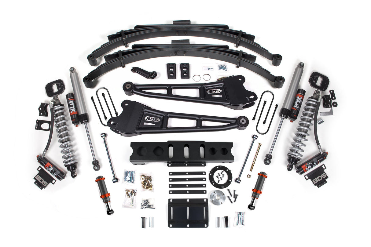 6 Inch Lift Kit w/ Radius Arm | FOX 2.5 Coil-Over Conversion - Performance Elite | Ram 3500 (13-18) 4WD | Diesel BDS Suspension