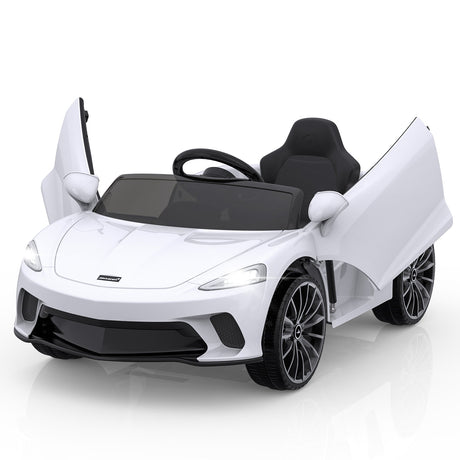 Double Door 12V Electric Ride-On Car for Kids with 2 Speed Options