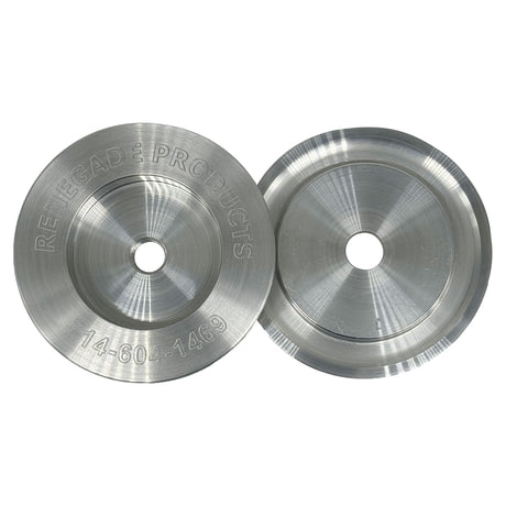 3" Insertable Double-Buff Safety Flanges for High Speed Polishing (For Buffing Wheels WITHOUT Center Plates)