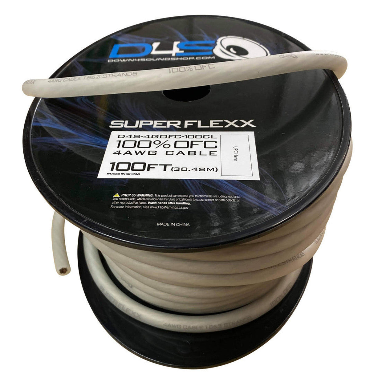 Down4Sound 100FT 4G Tinned OFC Wire