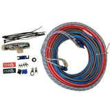 Down4Sound 8 Gauge Silver Tinned OFC Amplifier Install Kit Down4Sound