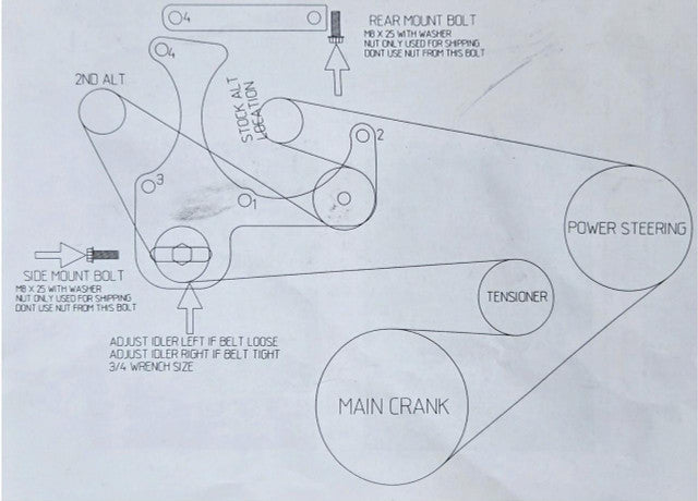 Down4Sound GM 2014-2021 4.8-5.3-6.0-6.2 Dual Alternator Kit Down4Sound