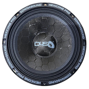 Down4Sound Hexicone PRO 100 SS4 All SZN - 10" Carbon Fiber Pro Audio Speaker - 300W RMS (Single) Down4Sound