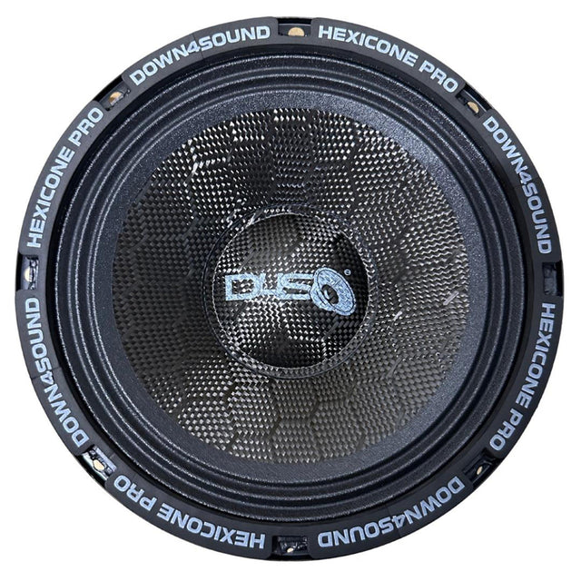 Down4Sound Hexicone PRO 100 SS4 All SZN - 10" Carbon Fiber Pro Audio Speaker - 300W RMS (Single) Down4Sound