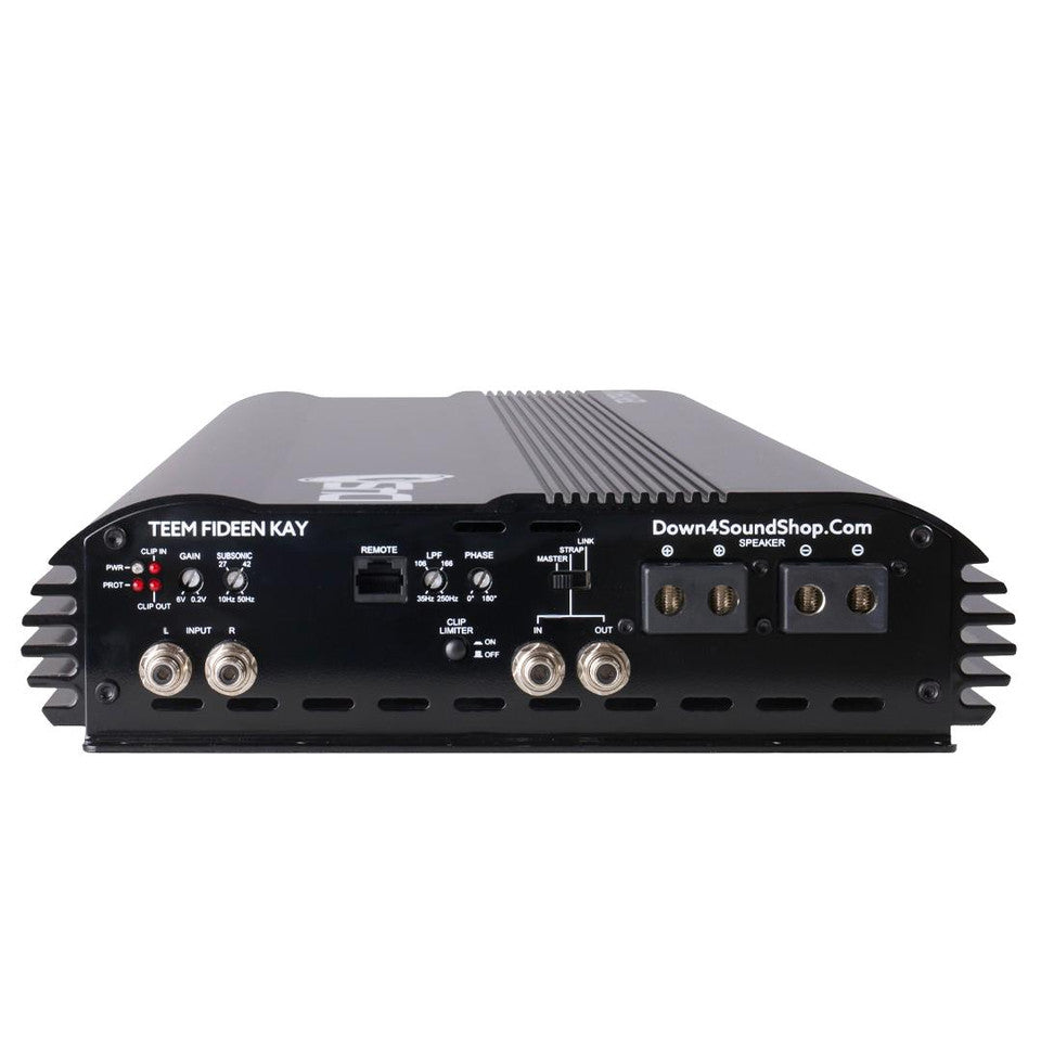 Down4Sound TeemFideen Kay 15000W RMS Monoblock Amplifier Down4Sound