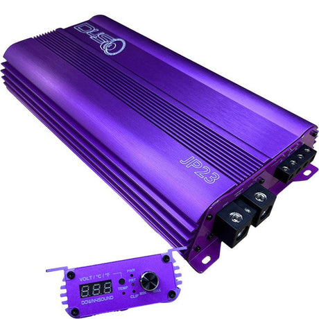 (OPEN BOX) - Down4Sound JP23 v2 2800W RMS Class D Monoblock Amplifier - Purple Down4Sound