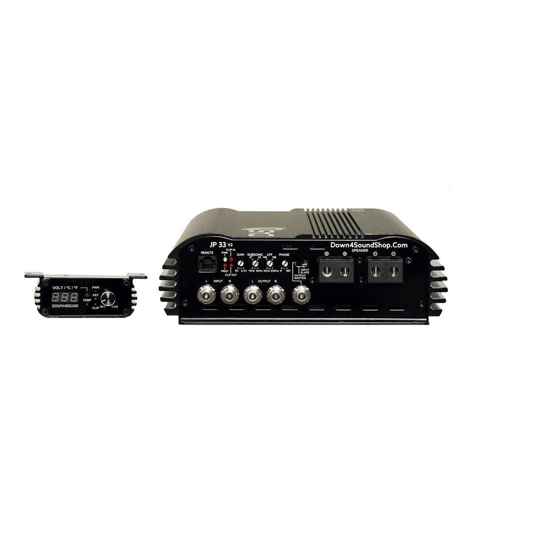 Down4Sound JP33 V2 | 3300W RMS Class D Monoblock Car Amplifier Made In Korea Down4Sound