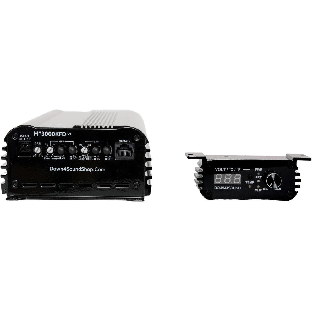 Down4Sound MM3000KFD V2 (MINI MAXX) 3000W RMS Mini Full Range Monoblock Amplifier Down4Sound