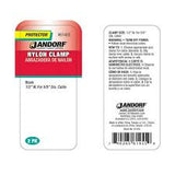 JANDORF CLAMP Nylon Blk 1/2x5/8 2 PK 61455 Jandorf