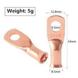 8 GA Term Electr Lug Tblr Copper 1/4 5 per bag Midwest Fastener/Noble