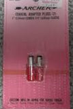 ARCHER Coaxial Adapter Plugs 2 pack 274-1551 TekShack