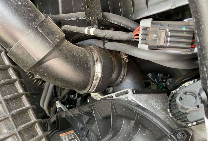 Dig Rig Belt Box Snorkel Adapter Elbow for 2019-2021 Polaris RZR XP Turbo