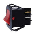 Switch Rocker Red CURV ON/OFF 4 TekShack