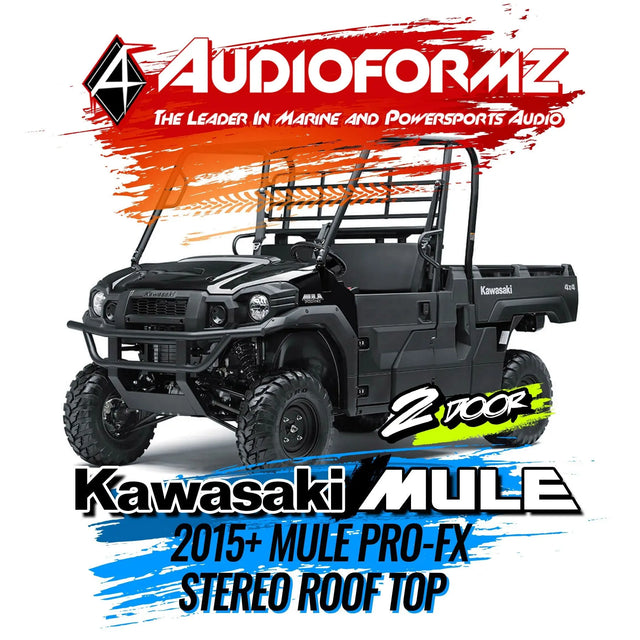 2015+ Kawasaki Mule Pro-FX Stereo Tops (2-Door) Kawasaki