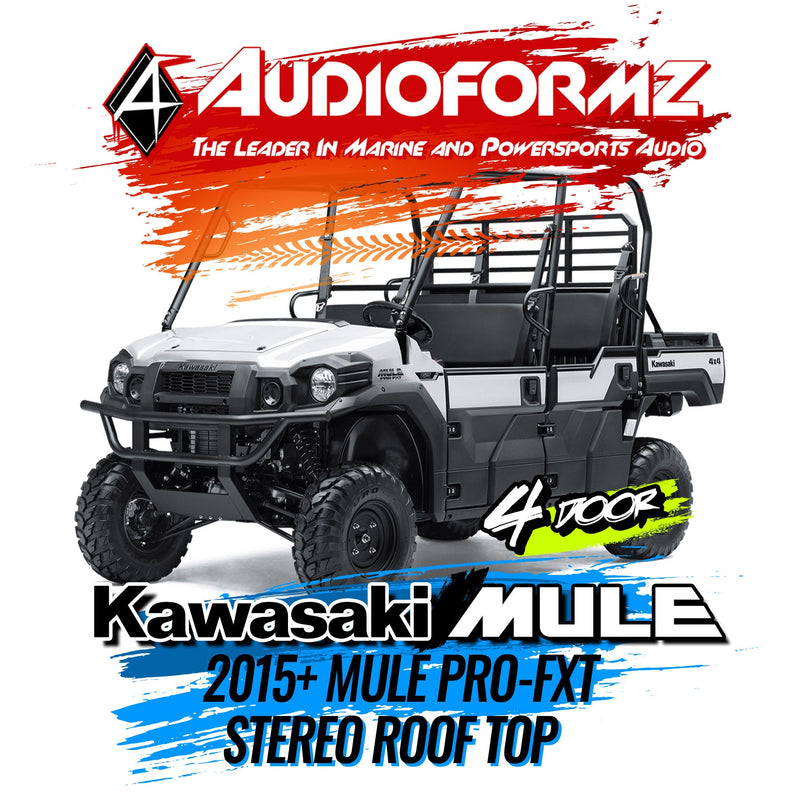 2015+ Kawasaki Mule Pro-FXT Stereo Tops (4-Door)