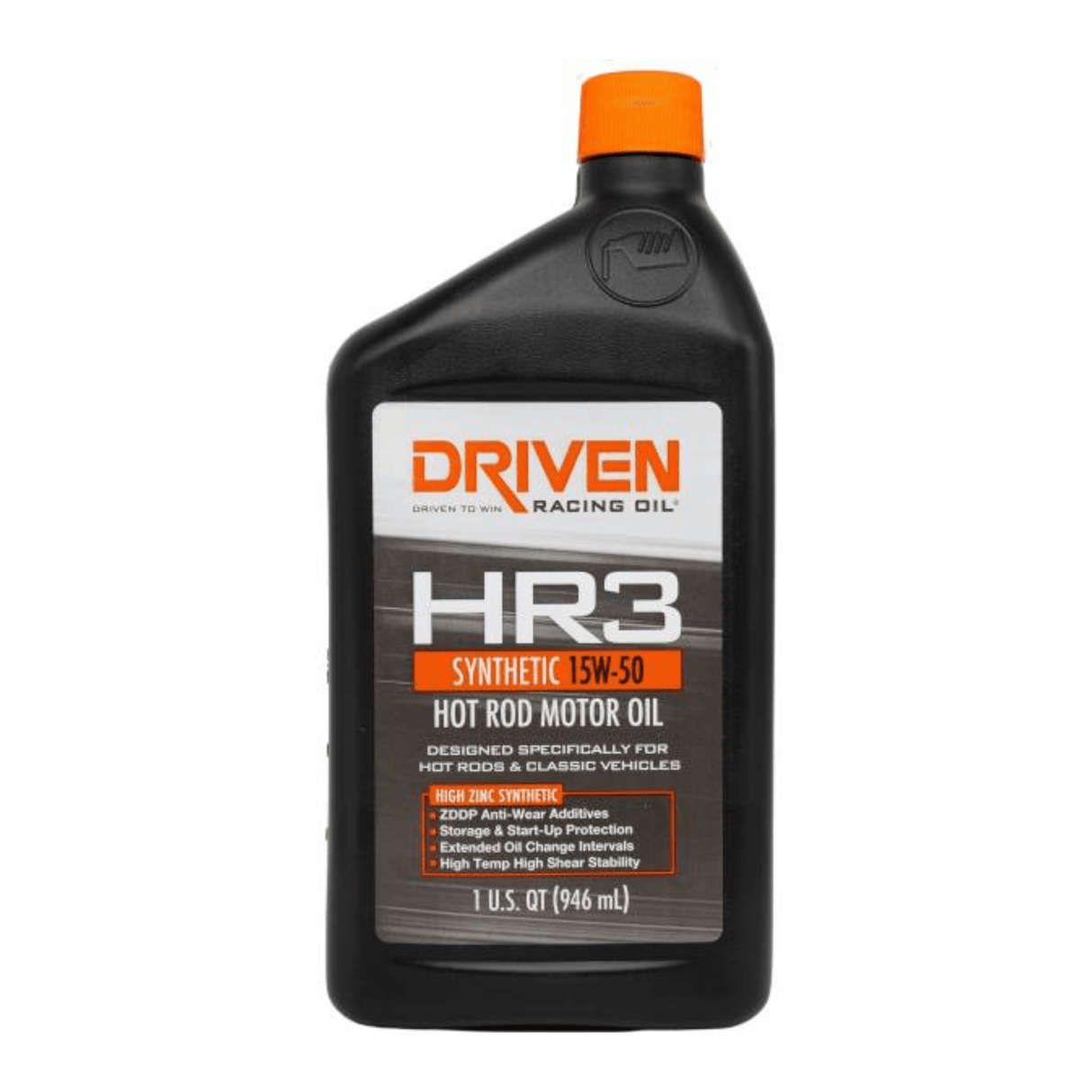 Driven Racing Oil HR3 15W-50 Synthetic Hot Rod Oil (01606)