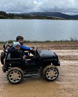 24 Volt 2 Seater 4x4 Electric Ride On Jeep Style Rubber Tires Fully Loaded Truck UTV ATV For Kids W/Magic Cars® Wireless Parental Control