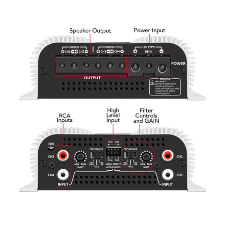 Taramps DS 440x4 Car Audio Amplifier Taramps US