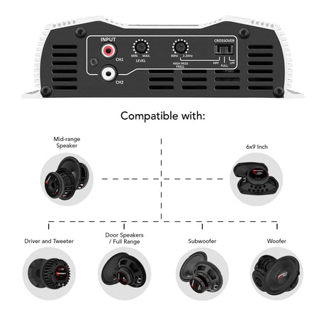Taramps DS 800x2 Car Audio Amplifier Taramps US