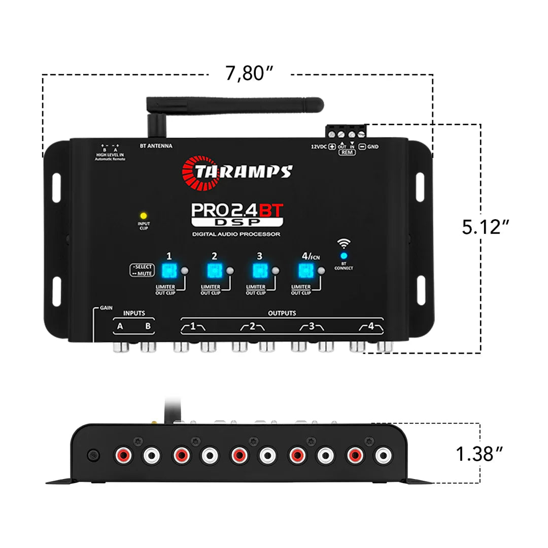 Taramps PRO 2.4 BT Bluetooth Audio Processor Taramps