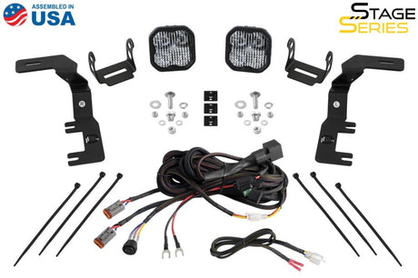 Kit d'éclairage de fossé Diode Dynamics 2023+ Chevrolet Colorado Stage Series SS3 Sport White Combo