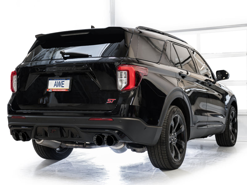 Échappement AWE Tuning 2020+ Ford Explorer ST Touring Edition avec embouts Diamond Black