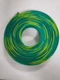25 FT 3/4" GREEN WITH YELLOW STRIPE PET EXPANDO SLEEVING BRAID AC/DC WIRE AND SUPPLY