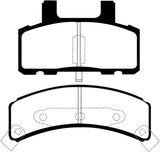 EBC 97-99 Cadillac Deville 4.6 (tambours arrière) Plaquettes de frein avant Yellowstuff