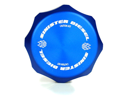Kit de bouchon bleu billette Sinister Diesel 03-07 Ford 6.0L