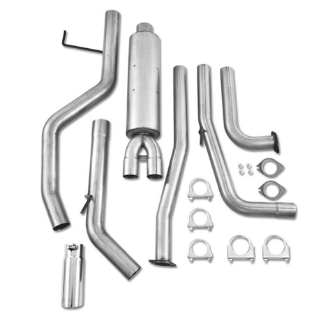 MBRP 2007-2009 Nissan Titan 5.6L EC/CC Cat Back monobloc