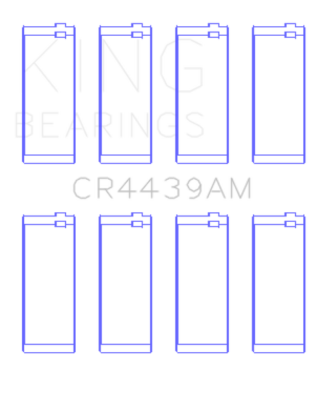 Jeu de roulements de bielle King Engine Bearings BMW M10 (taille + 0,25 mm)