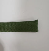25 FT 3/4" OLIVE GREEN PET EXPANDO SLEEVING BRAID AC/DC WIRE AND SUPPLY