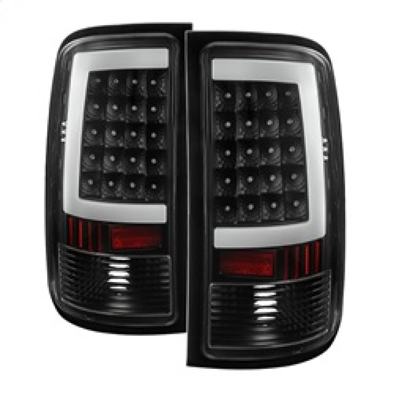 xTune GMC Sierra 07-13 LED Tail Lights Black ALT-ON-GS07-G2-LED-BK