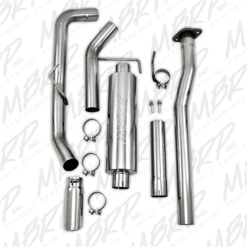 MBRP 11-12 Ford F150 V6 Ecoboost 3in T409 Cat Back Single Side Exit