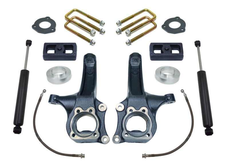 Kit de levage de broche MaxPro MaxTrac 15-18 Chevrolet Colorado 2WD 6,5 po/3 po avec amortisseurs MaxTrac