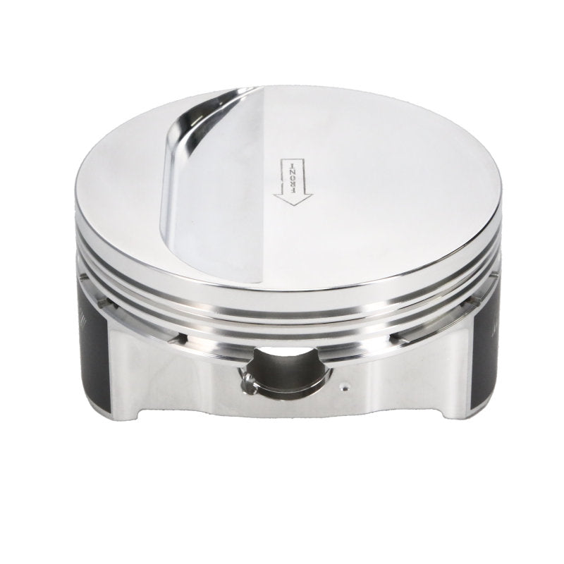 Pistons standard à tête plate Manley Chevrolet série LS, course de 4,000 po, alésage de 4,125 po, 5 cc - Lot de 8