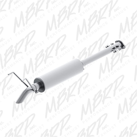 Système d'échappement MBRP 01-05 Toyota Tacoma 2,4/2,7/3,4 L 2,5 pouces Cat Back Turn Down Style T409