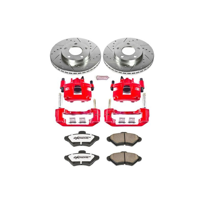 Kit de freins Power Stop 94-98 Ford Mustang Z26 Street Warrior avant avec étriers