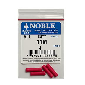 Noble Terminal Butt Splice Vinyl – 22-18GA (4-Pack) #11M Noble
