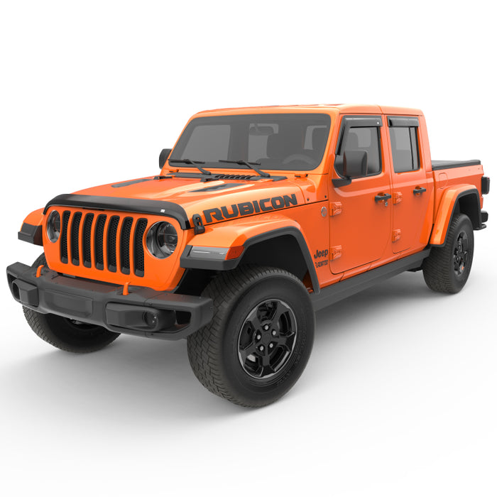 Protection de capot EGR Superguard pour Jeep Wrangler 2018+ / Gladiator 2020+ - Fumée foncée (305251)