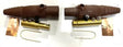 Hubbell SERIES 16 SINGLE POLE DEVICE (CAMLOCK) HBL300FBn, HBL300MBn PAIR Brown Hubbell
